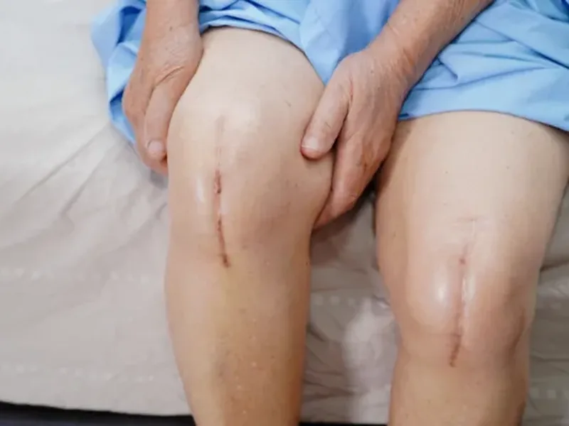 Knee replacement recovery