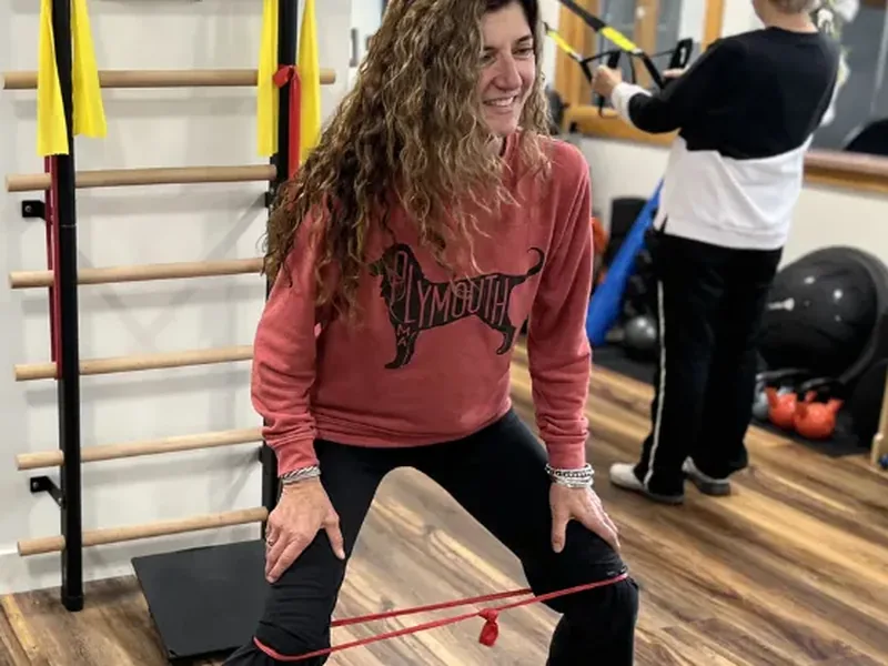 Doctor of Physical Therapy working one on one with a patient